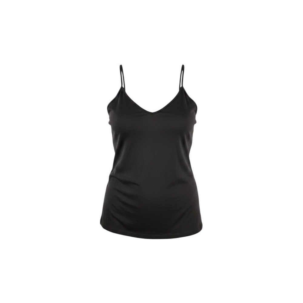 Z Supply Tank Top Womens XS Black Excellent V-Neck Double Strap Back Cami